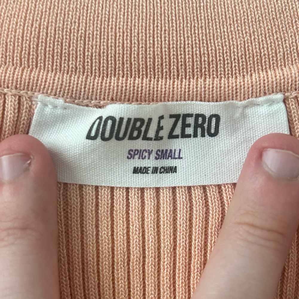 Light Pink/Cream Tank Top - Picture 2 of 4